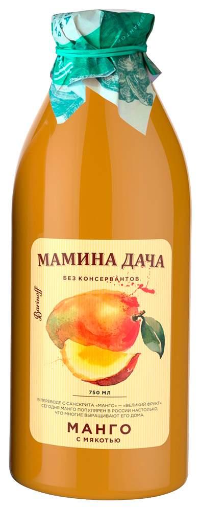 Нектар МАМИНА ДАЧА манго с мякотью 750 мл., стекло