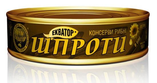 Шпроты Экватор в масле №2 тест