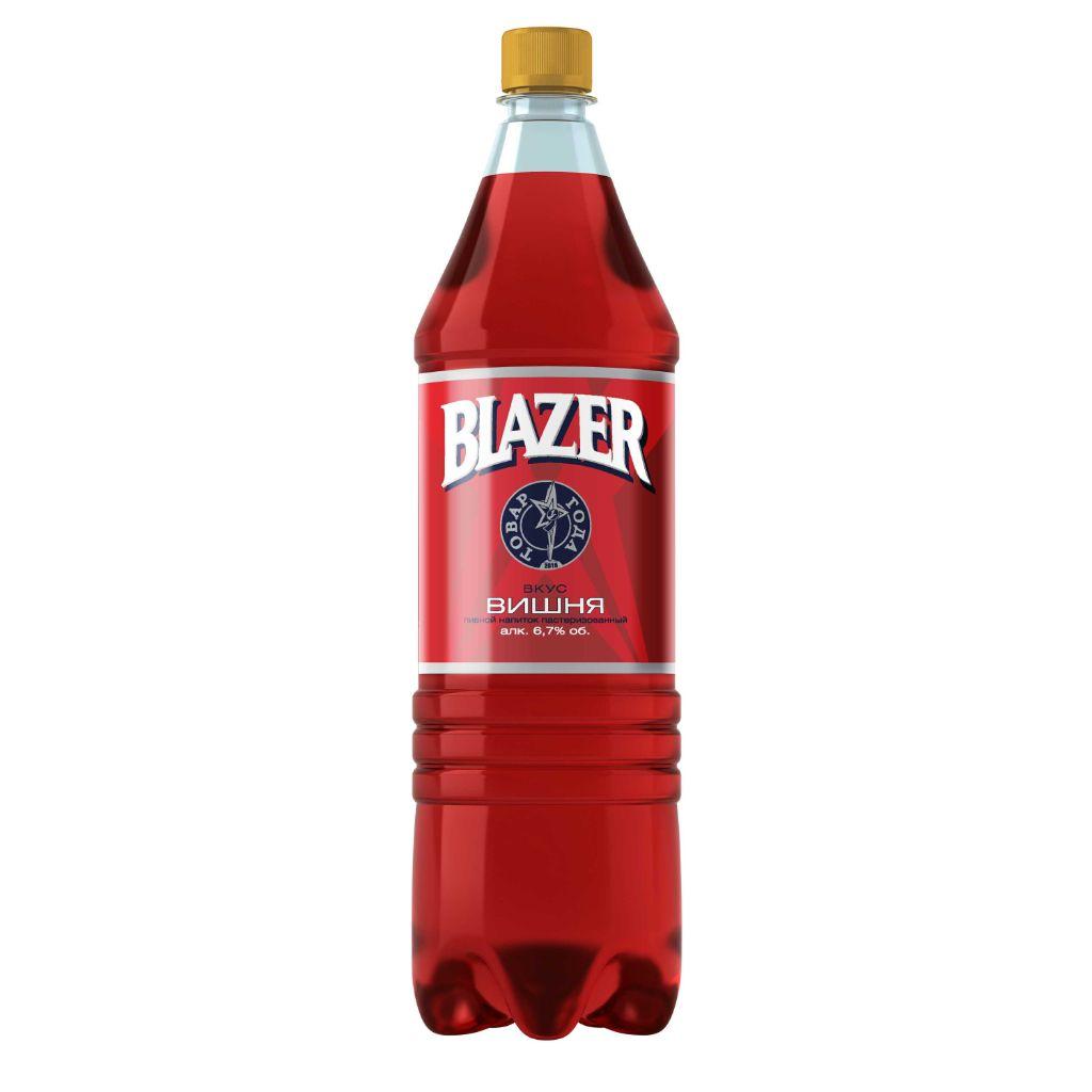 Напиток пивной Blazer вкус вишня фильтрованный пастеризованный 6,7% 1.3 л., ПЭТ
