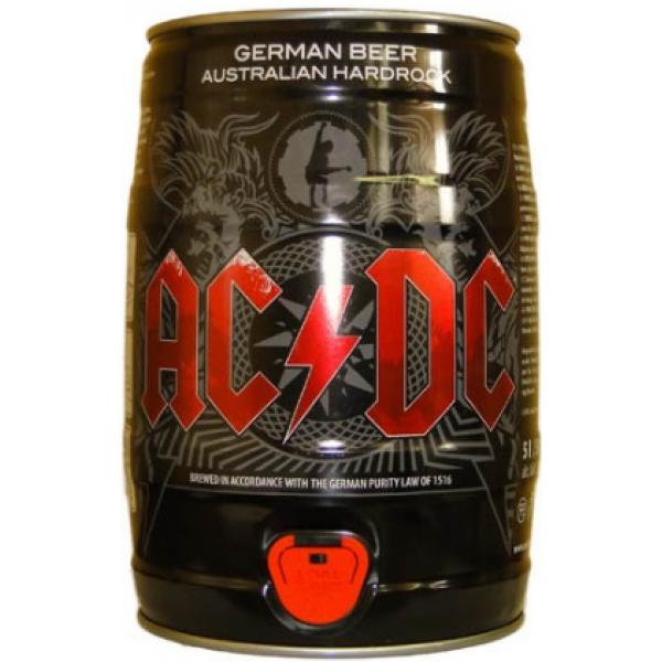 Пиво AC/DC Лагер светлое фильтрованное 5% 5 л., кег