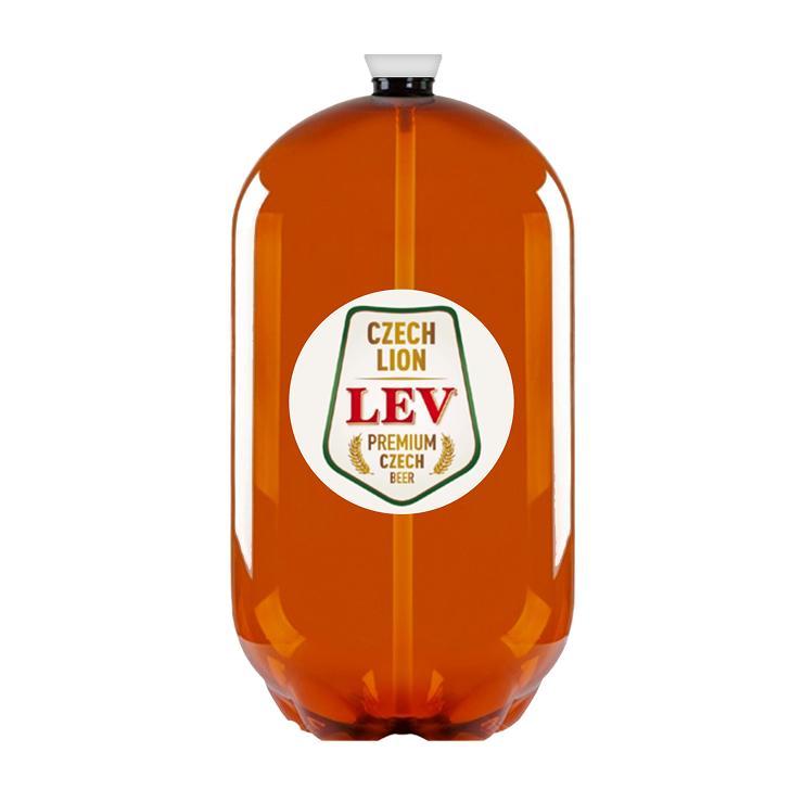 Пиво LEV Czech Lion светлое фильтрованное 4,8% 30 л., кег ПЭТ