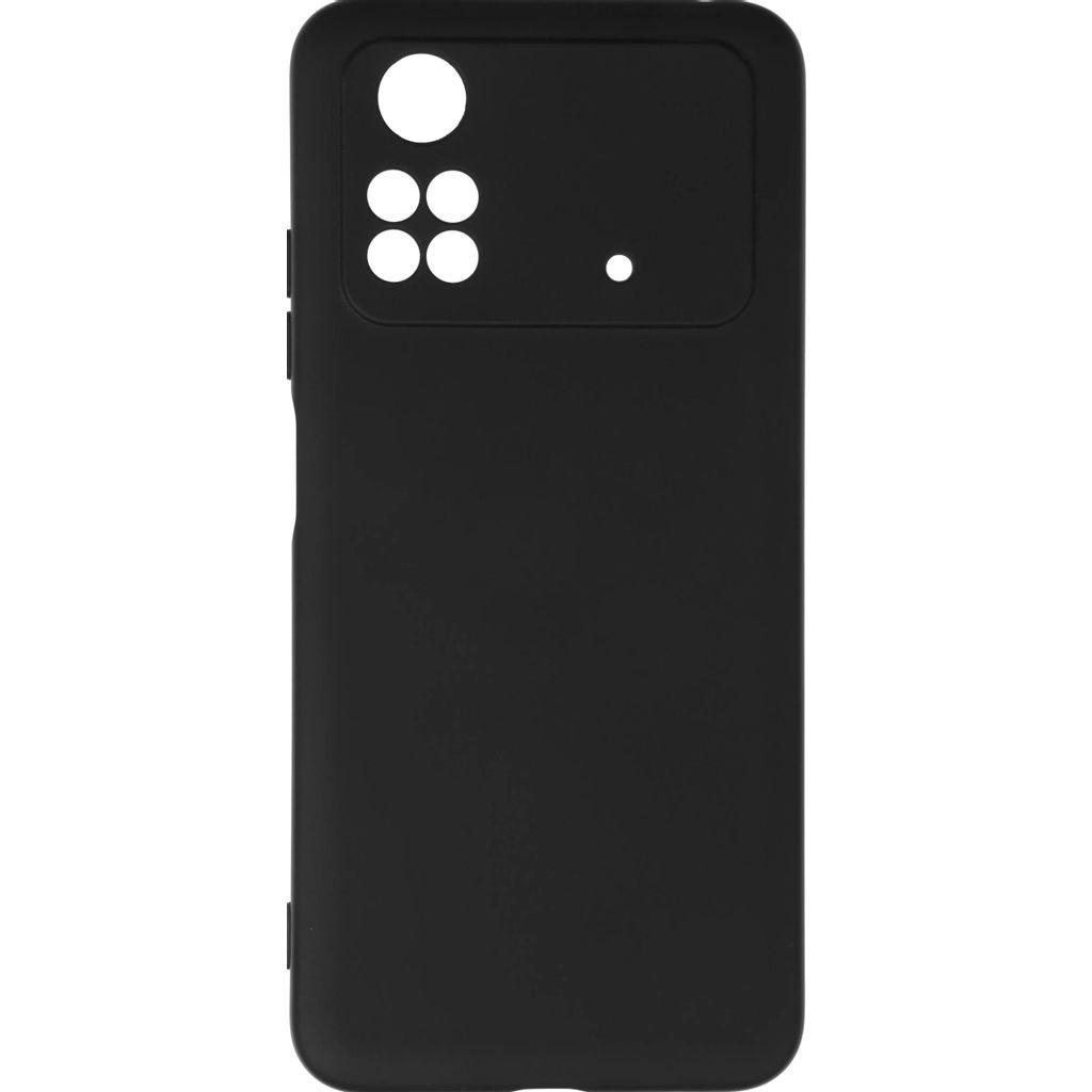 Чехол (клип-кейс) DF poOriginal-06, для Poco M4 Pro (4G), черный [pooriginal-06 (black)]