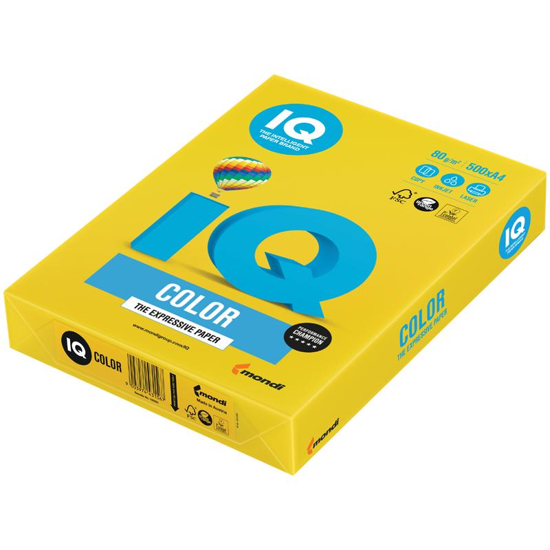 Бумага для печати IQ Color горчичная А4 80 г/м² 500 листов