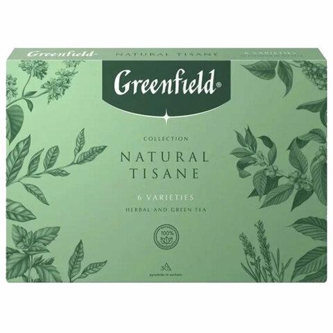 Чай Greenfield Natural Tisane Ассорти 30 пирамидок 54 гр., картон