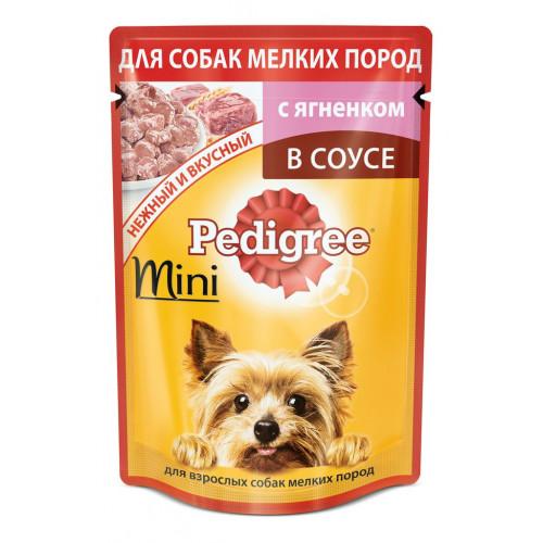 Pedigree Влажный корм для собак м/п ягненок/овощи в соусе85г