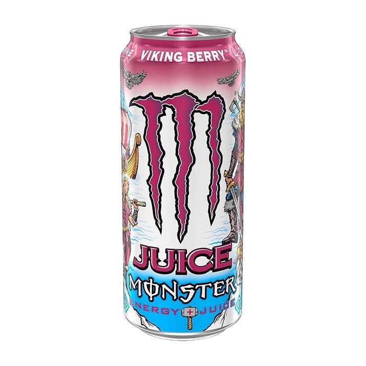 Напиток энергетический Monster Energy Juice Viking Berry газированный Польша 500 мл., ж/б