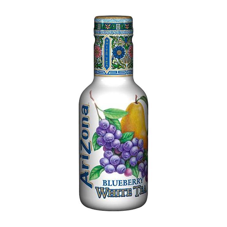 Чай холодный Arizona Bluberry white tea Нидерланды 450 мл., ПЭТ
