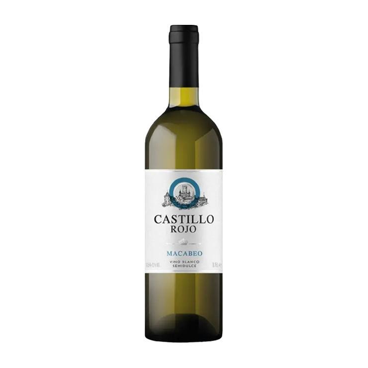Вино Castillo Rojo Макабео белое полусладкое 12% Испания 750 мл., стекло