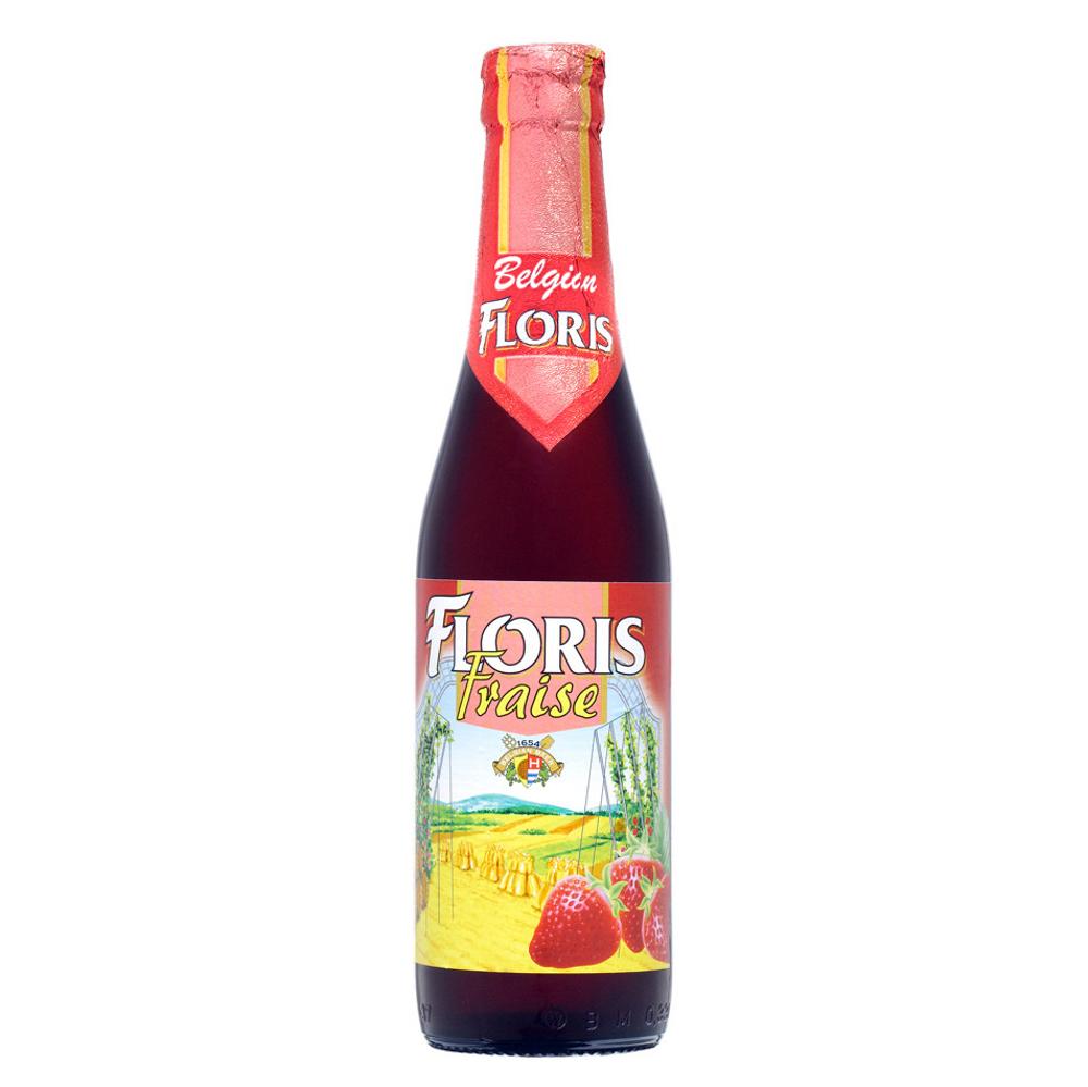 Пивной напиток Floris Fraise светлое нефильтрованное 3,6%