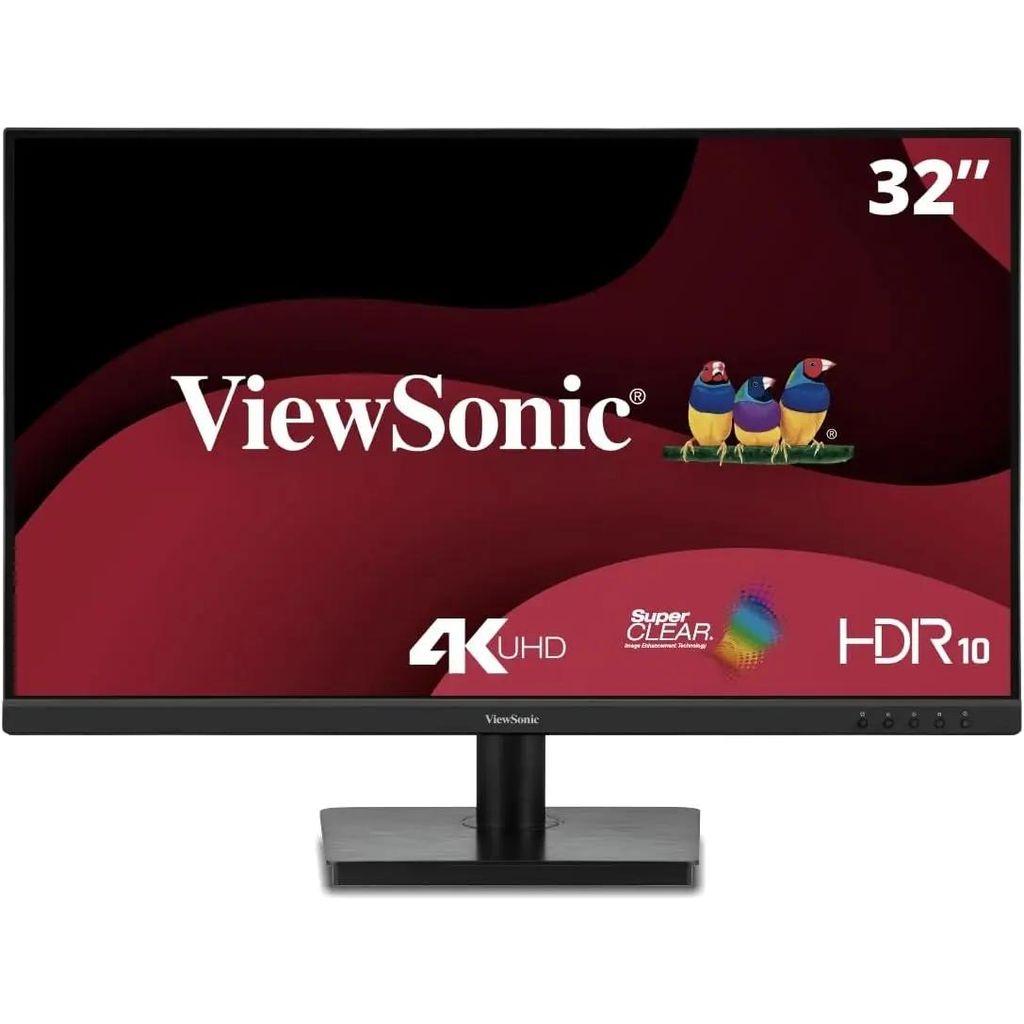 31.5" Монитор ViewSonic VA3208-4K-HD, 3840x2160, VA, 2хHDMI, 1хDP, черный
