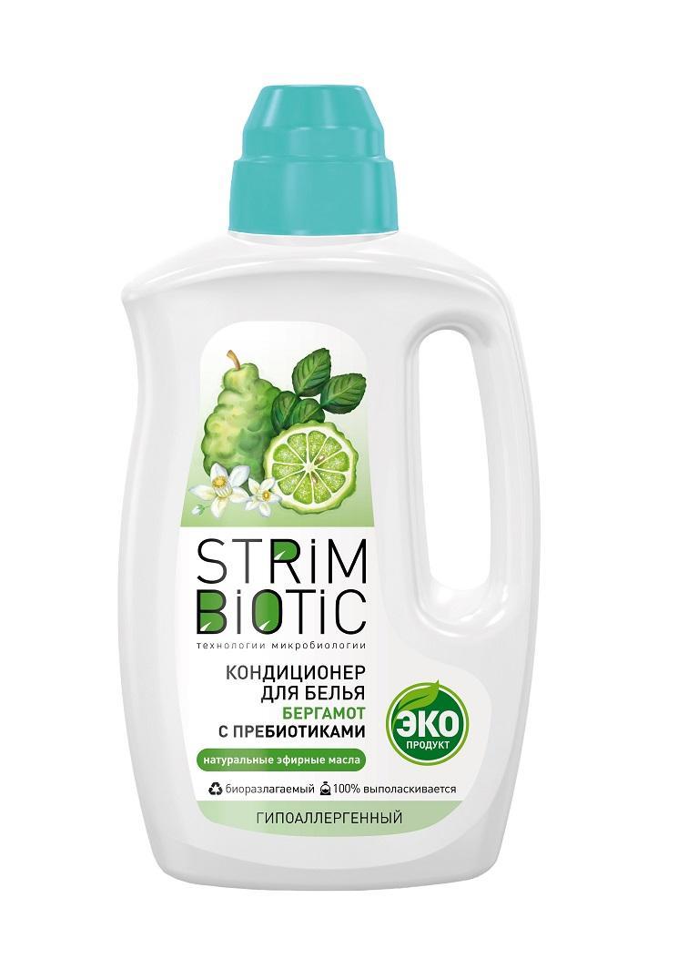 Кондиционер STRIMBIOTIC для белья бергамот 1 л., ПЭТ