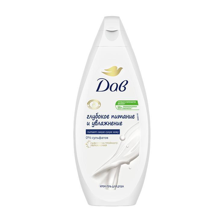 Гель для душа Dove глубокое питание и увлажнение 250 мл., флакон