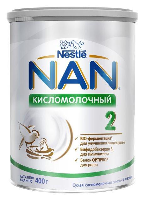 Смесь кисломол 2, NAN, 400 гр., ж/б
