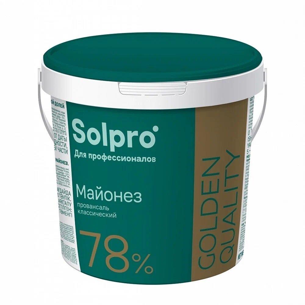 Майонез Solpro классический 78% 5,3 кг., пластиковая упаковка