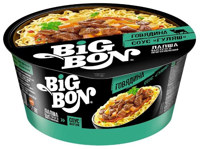 Лапша Big Bon говядина, соус Гуляш, 85 гр, стакан