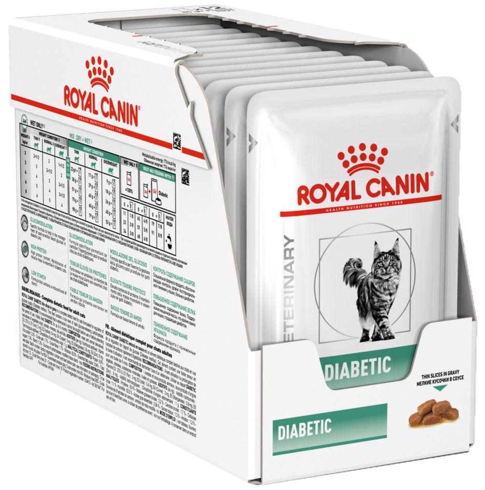 Влажный корм Royal Canin Диабетик ДС 46 для кошек 85 гр., пауч
