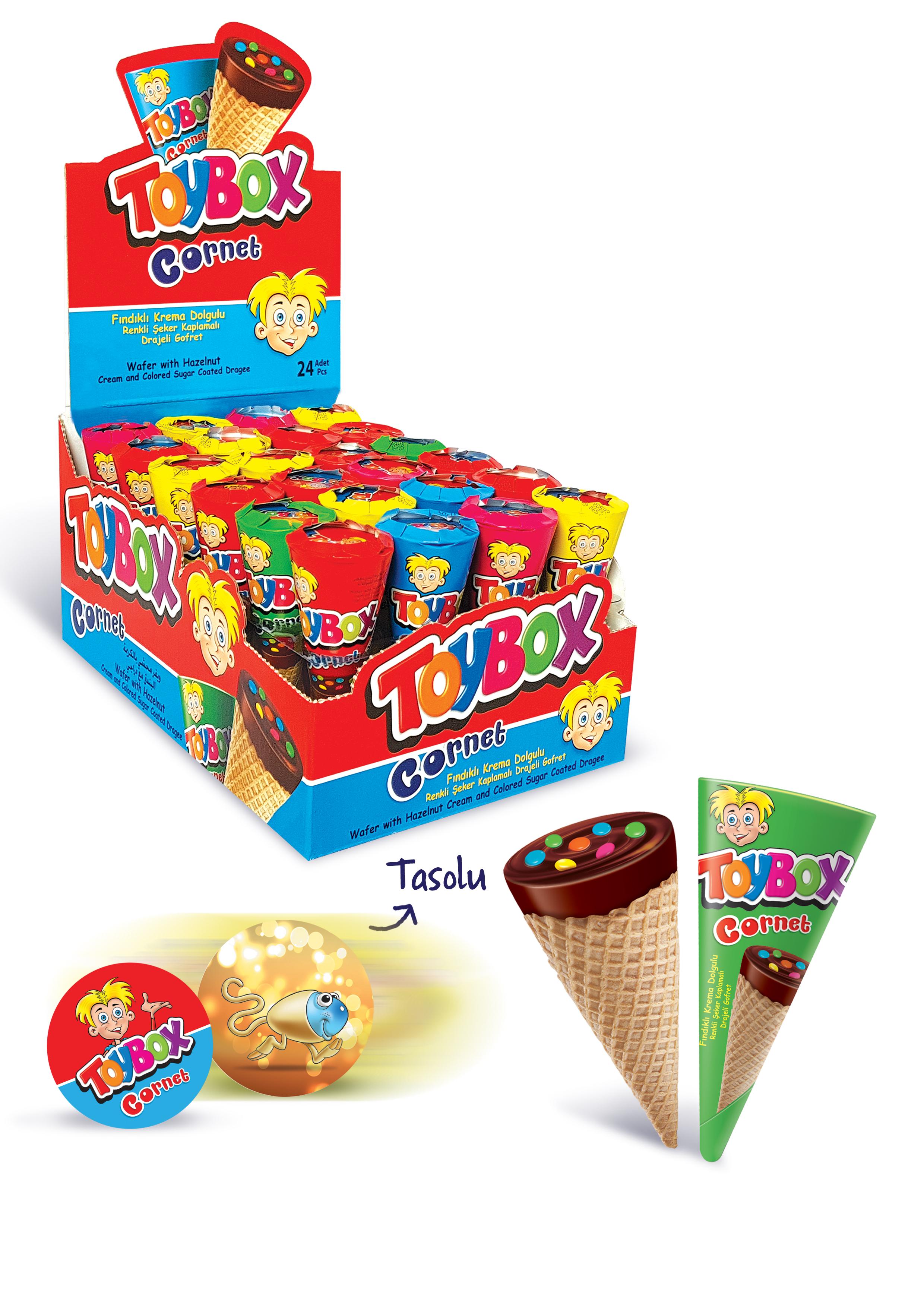 Вафельный рожок Toybox Cornet 25 гр., обертка