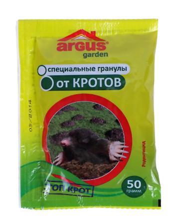 Гранулы Argus garden от кротов 50 гр., флоу-пак