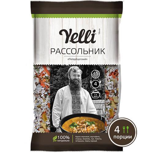 Суп Yelli рассольник петербургский, 100 гр., флоу-пак
