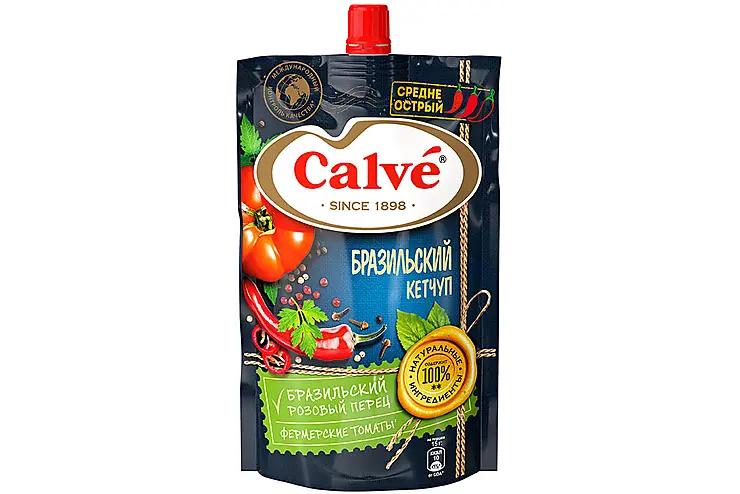 Кетчуп Calve Бразильский, 350 гр., дой-пак