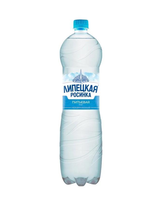 Вода негазированная Липецкая росинка лайт 1,5 л., ПЭТ