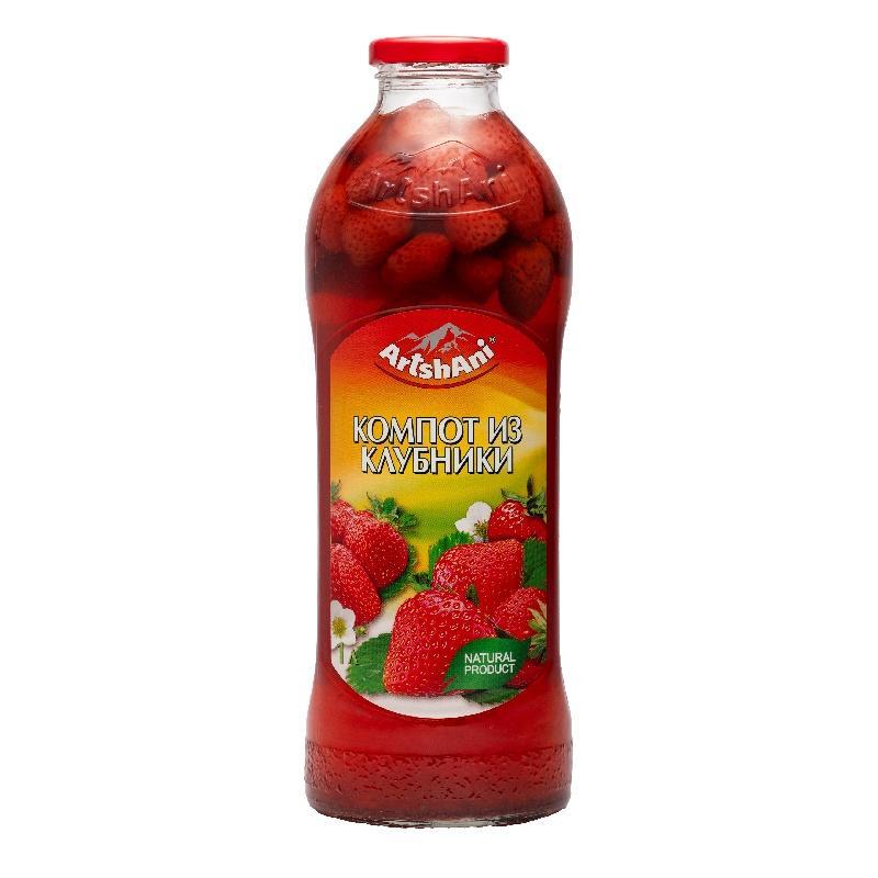 Компот Artshani клубничный 1 л., стекло