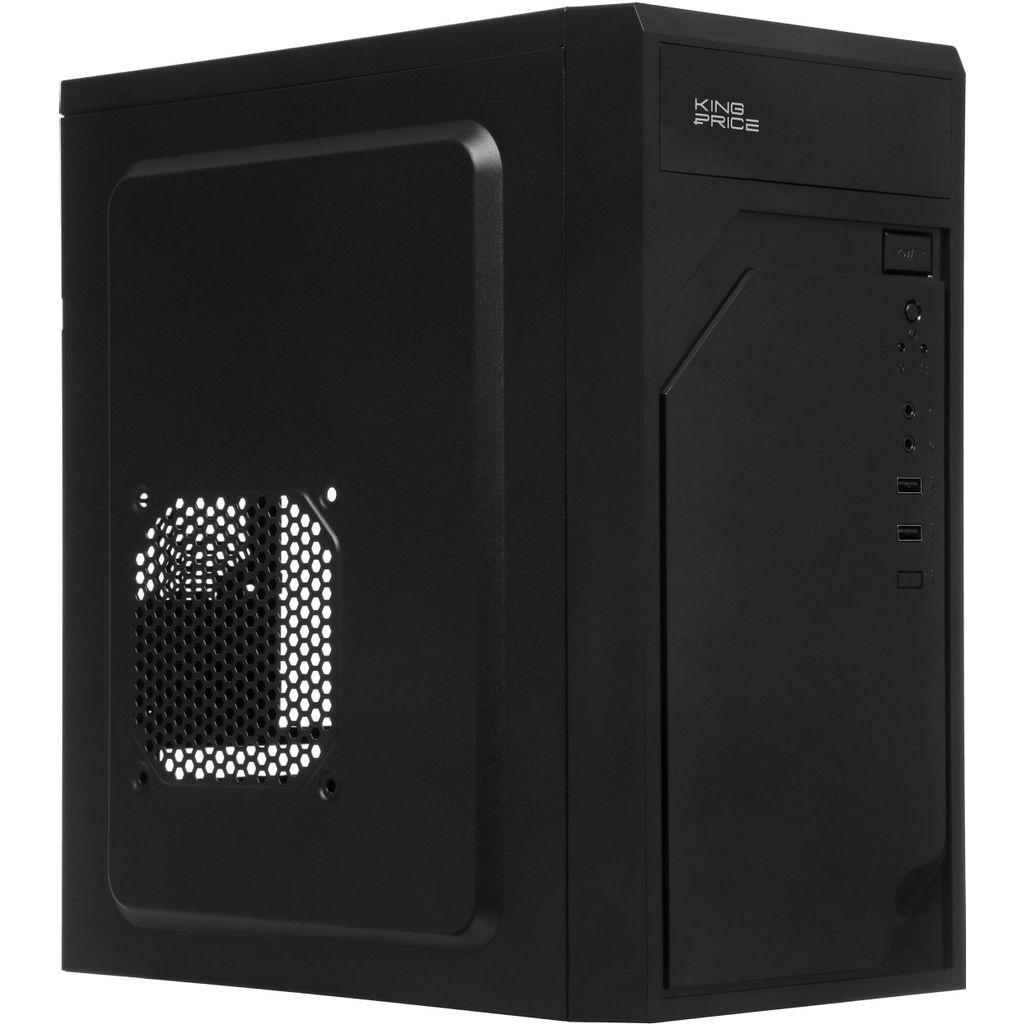 Корпус mATX KINGPRICE KPCC-MN208, Mini-Tower, без БП, черный