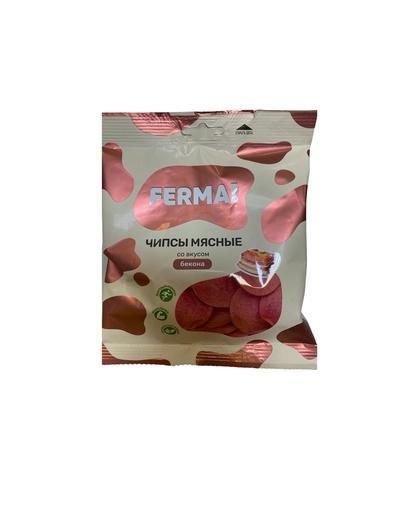 Чипсы САВА FERMA мясные со вкусом бекона 40 гр., флоу-пак