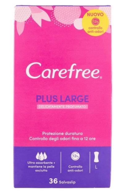 Гигиенические прокладки Carefree Large Plus с ароматом свежести 36 шт., картон