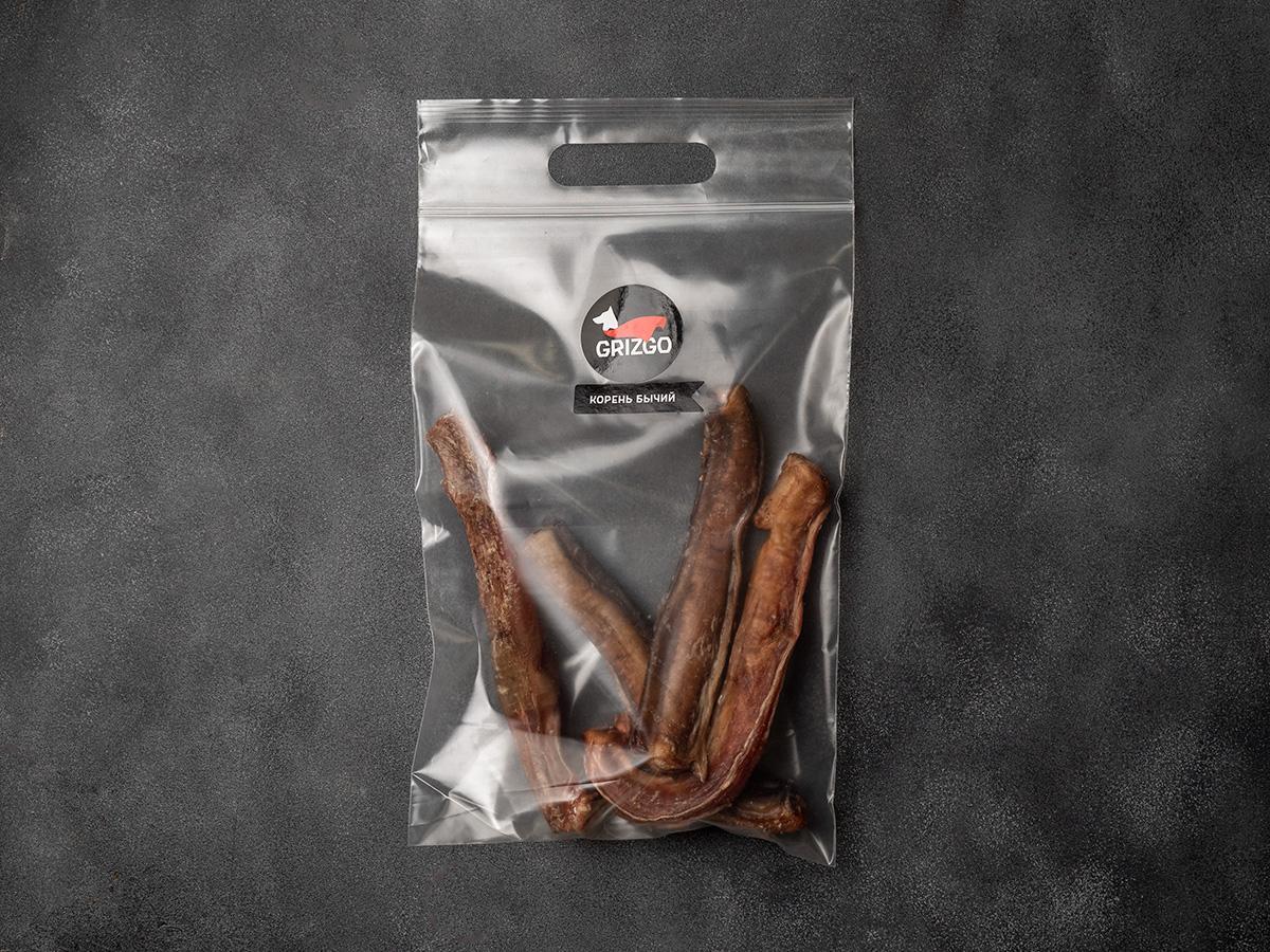 Корень бычий 10 см., Grizgo, 200 гр., пластиковый пакет