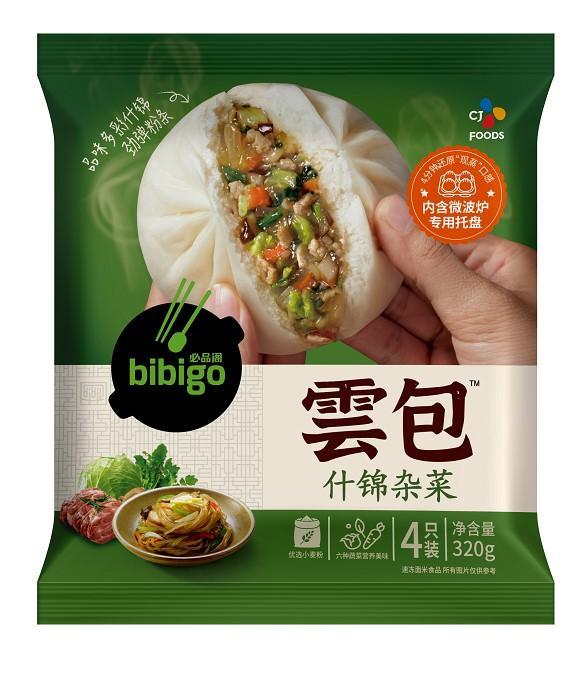 Булочки Бао Bibigo с чапче 320 гр., флоу-пак