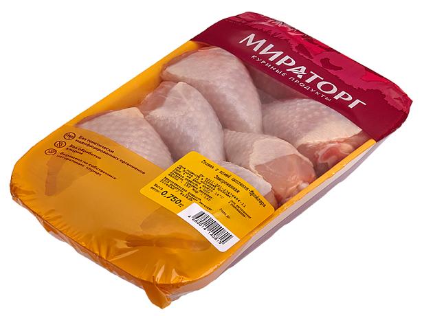 Голень цыплёнка бройлера Мираторг с кожей с/м 750 гр., лоток