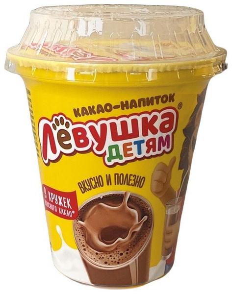 Какао-напиток Левушка Детям быстрорастворимый 170 гр., ПЭТ