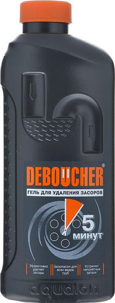 Гель для удаления засоров Deboucher 5 минут 1 л., ПЭТ