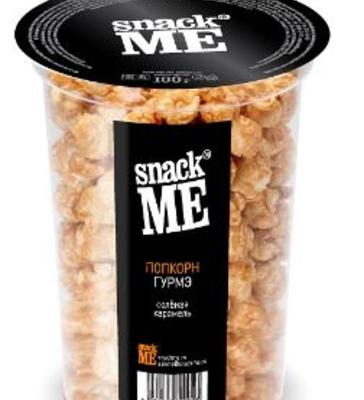 Попкорн с соленой карамелью Snack me Гурмэ, Snack me, 100 гр, ПЭТ
