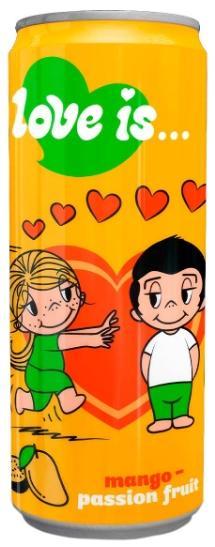Напиток газированный Love is... манго маракуйя Россия 330 мл., ж/б