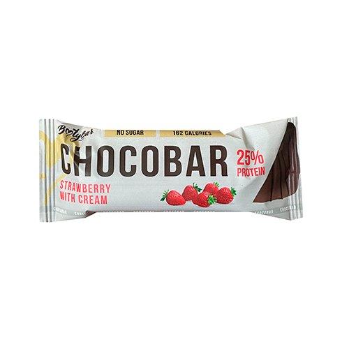 Батончик Choco Bar Strawberry With Cream 40 гр., флоу-пак