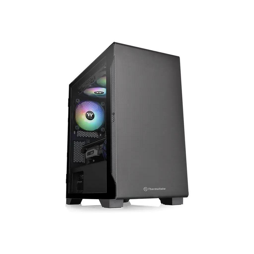 Корпус mATX Thermaltake S100 TG, Micro-Tower, без БП, черный [ca-1q9-00s1wn-00]