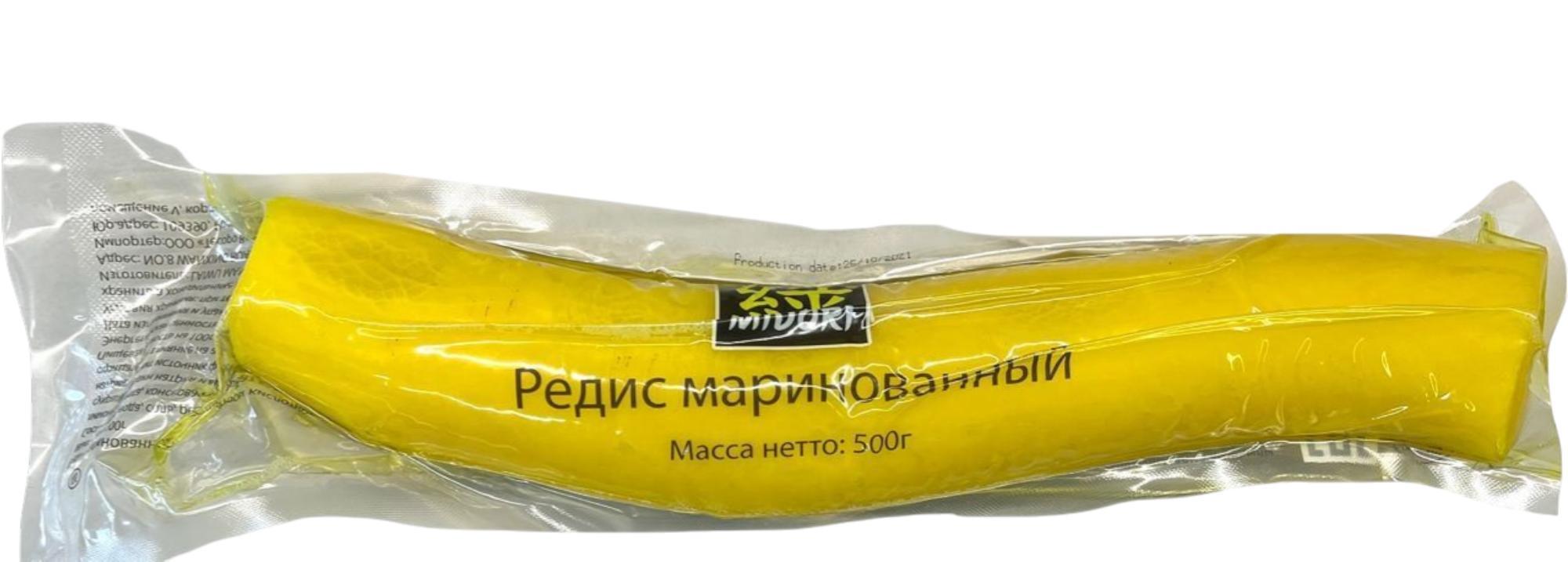 Редис Midori маринованный 500 гр., флоу-пак