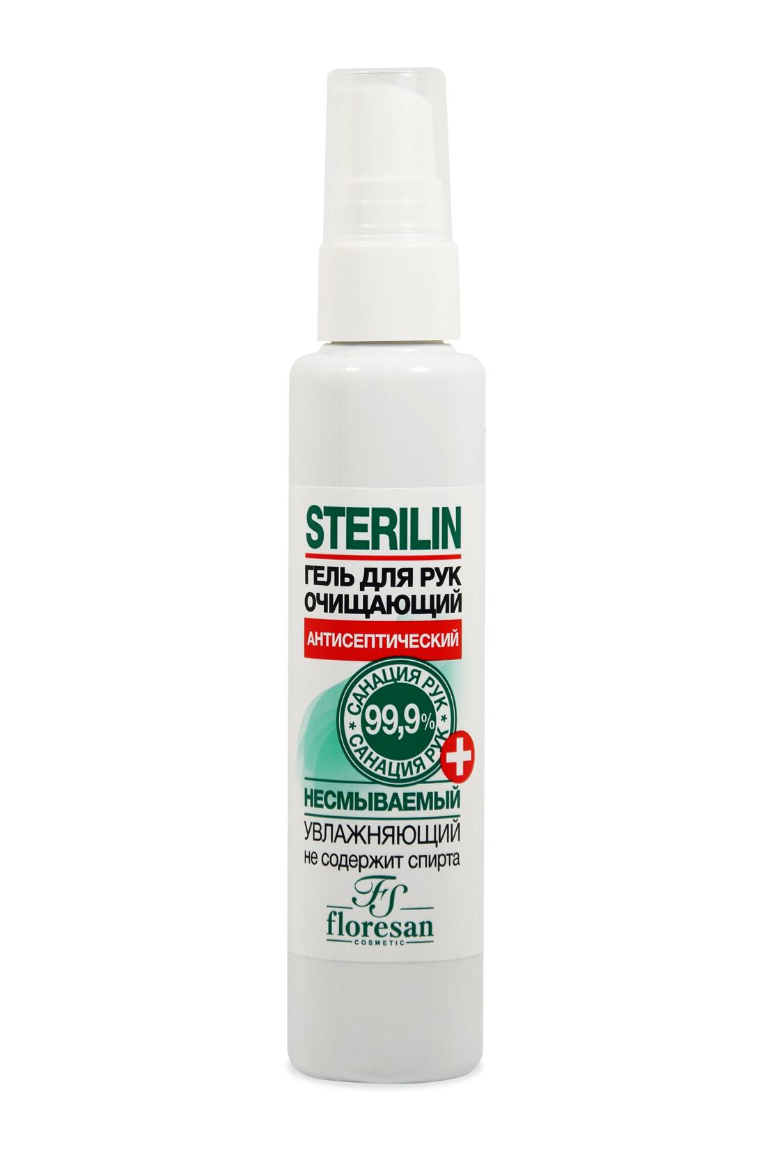 Антисептик Sterilin гель 75 мл., флакон с дозатором