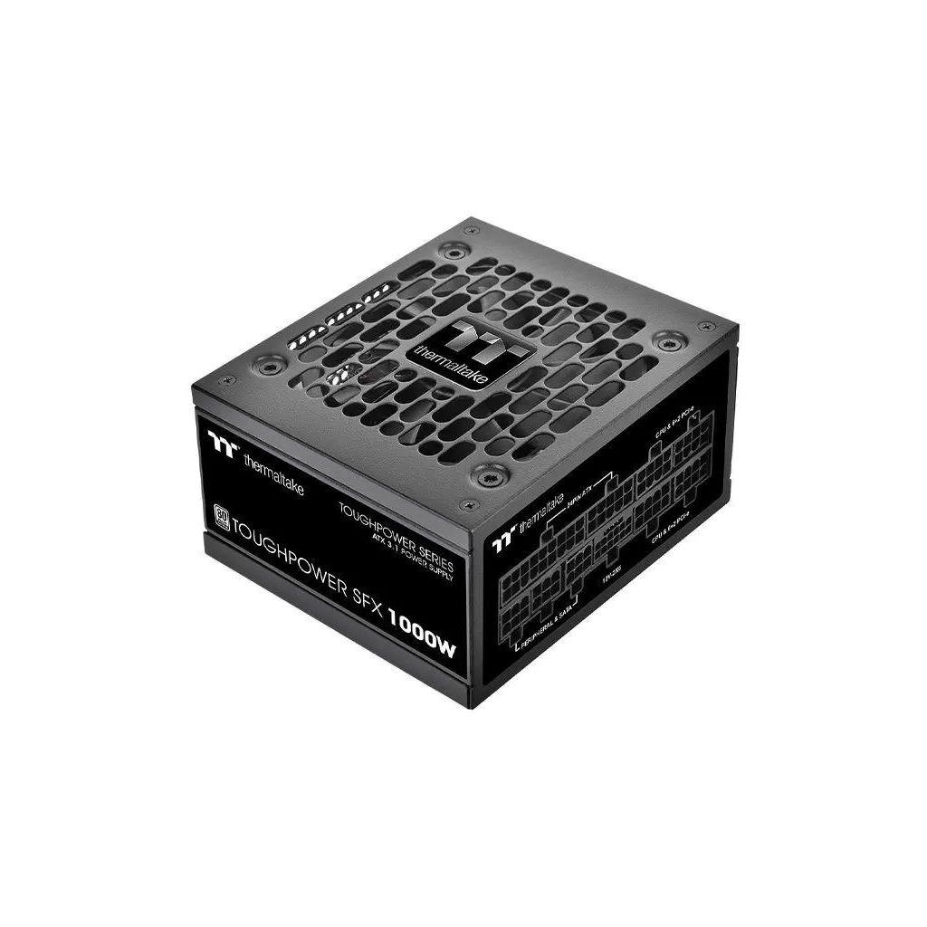 Блок питания Thermaltake Toughpower SFX1000 Gen.5, 1000Вт, 80 PLUS PLATINUM, 90мм, черный, retail [ps-stp-1000fnfape-1]