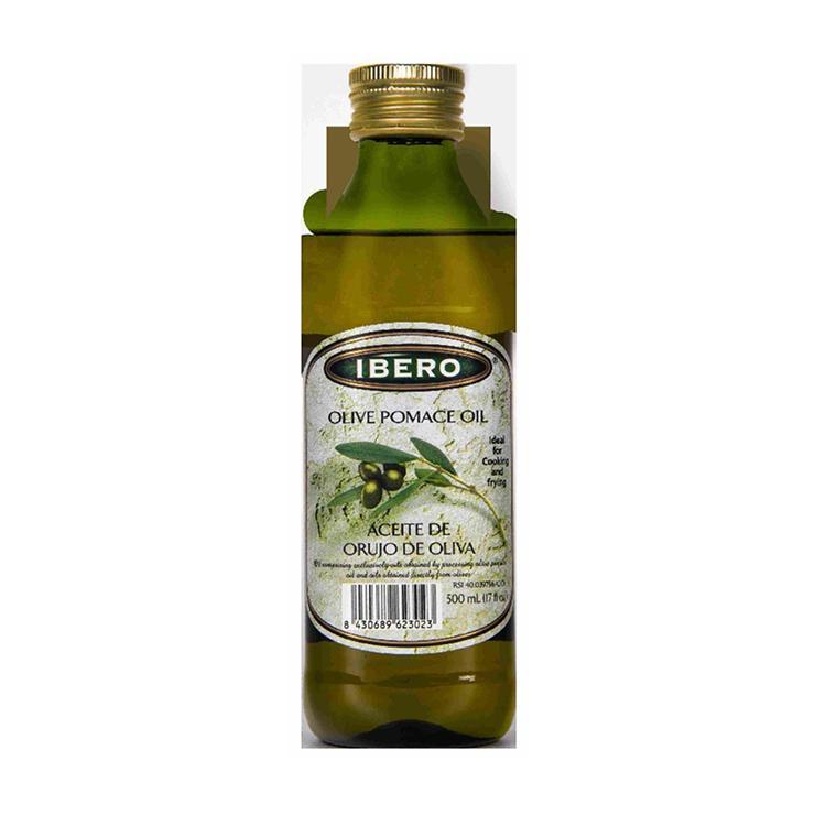 Масло Ibero оливковое из выжимок рафинированное с добавлением масла оливкового нерафинированного 500 мл., стекло