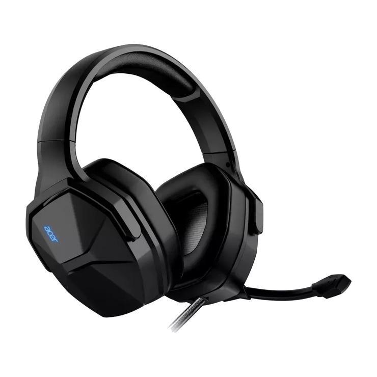 Гарнитура игровая Acer OHW312, для компьютера, мониторные, проводные, черный [zl.hdsee.007]