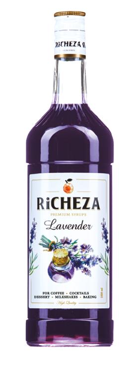 Сироп RiCHEZA Лаванда 1 л., стекло