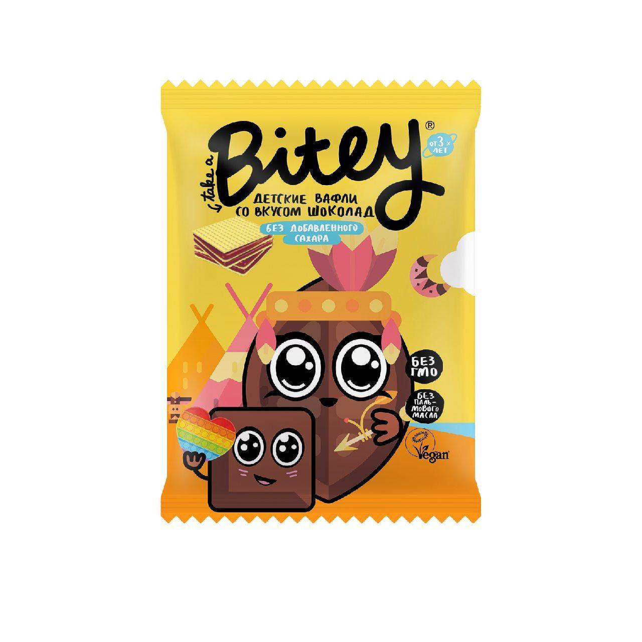 Вафли Take a Bitey Шоколад 35 гр., флоу-пак
