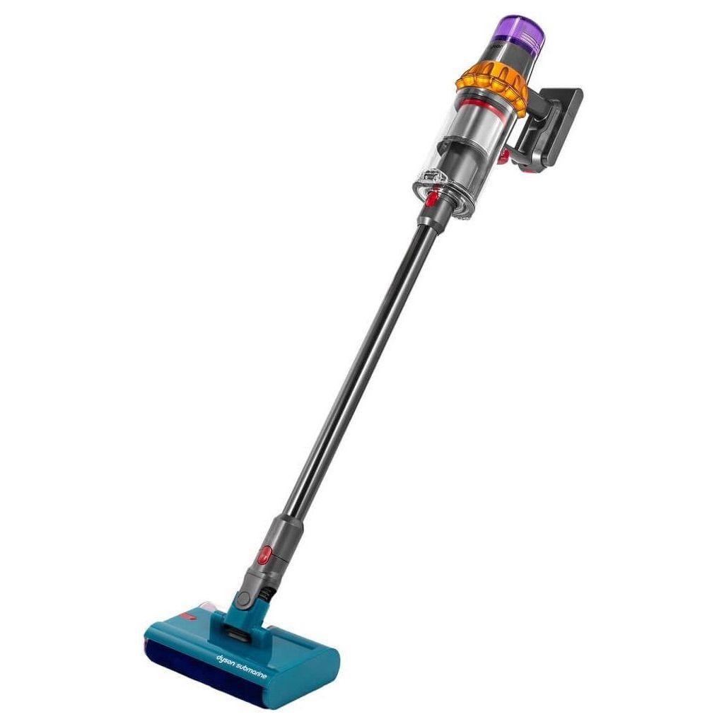 Вертикальный пылесос (handstick) DYSON SV-Series V15s Detect Submarine, 660Вт, серый/оранжевый