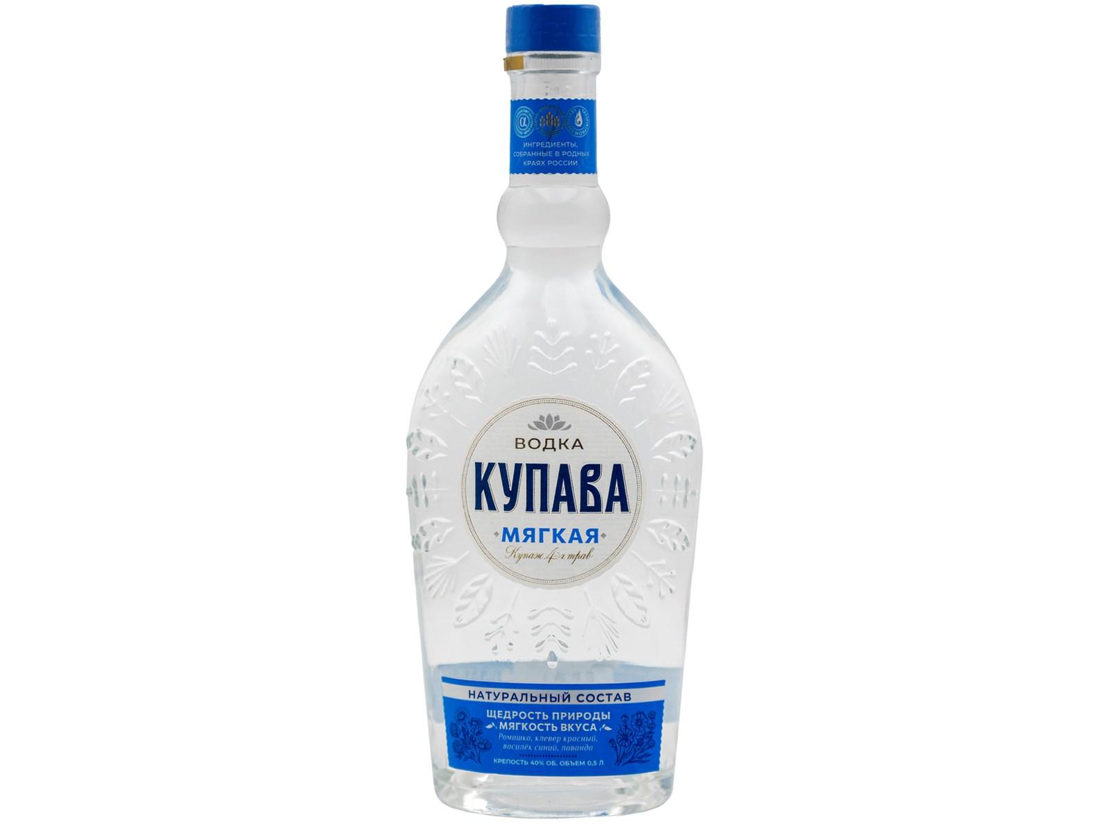 Водка Купава Мягкая 500 мл., стекло