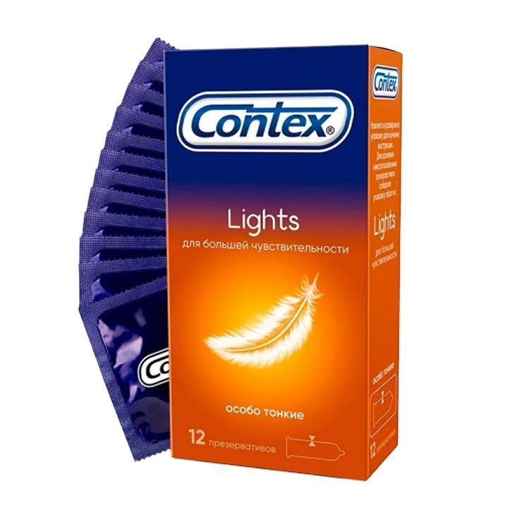 Презервативы Contex Lights особо тонкие 12 шт., картон