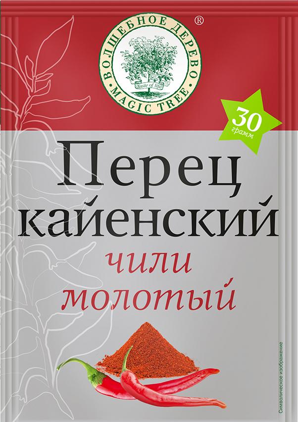 Перец Волшебное дерево кайенский чили молотый 30 гр., саше