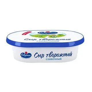 Сыр Савушкин творожный сливочный 60 %, 150 гр., пластиковый контейнер